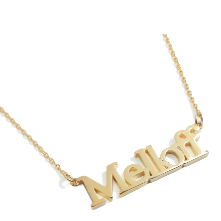 Melloff Signature Necklace Gold