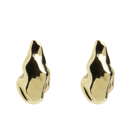 Drop Metal Pierce Gold