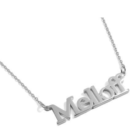 Melloff Signature Necklace Silver