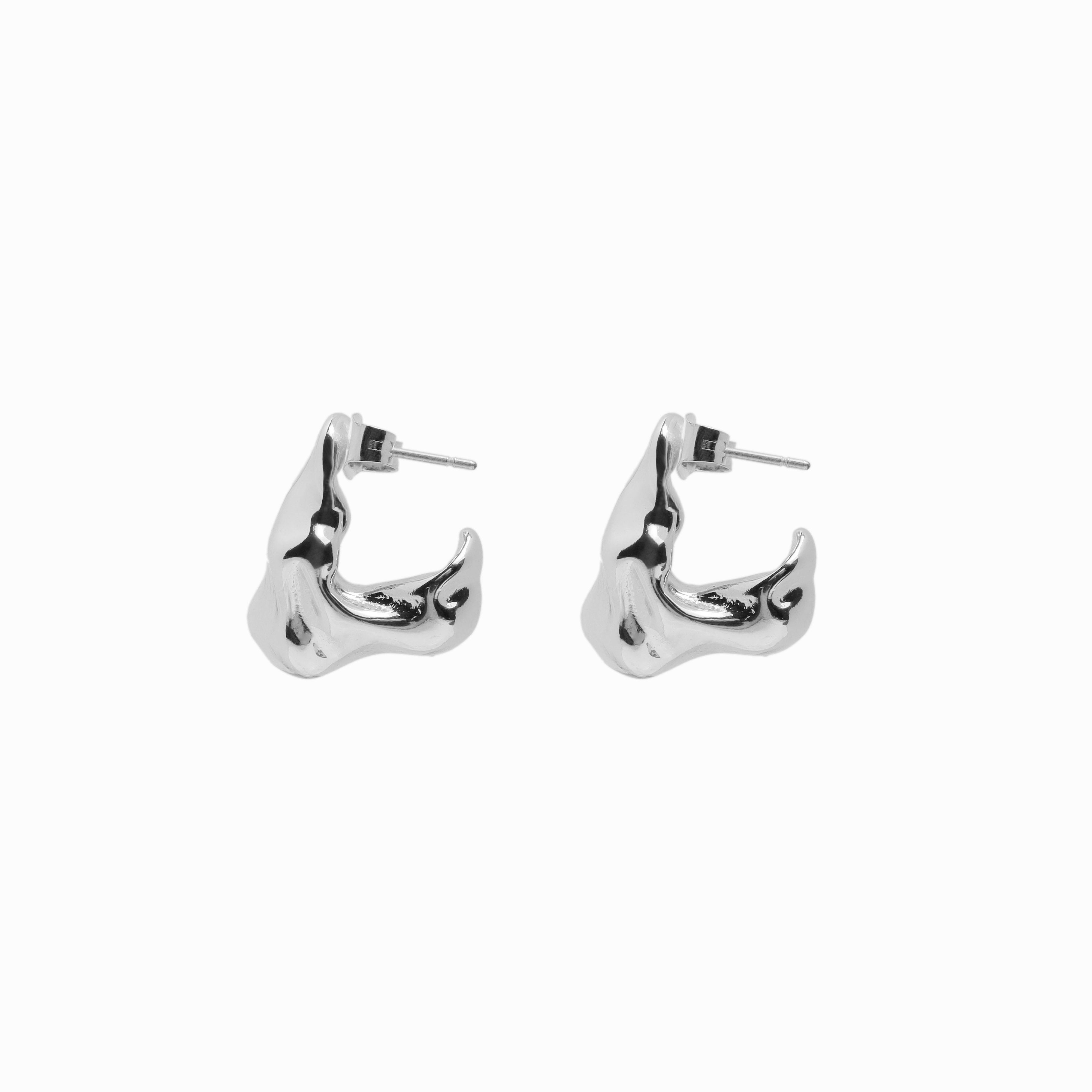 アクセサリー jentlouis Silver Drop pierce Drop Metal Pierce【Luxe】（Silver） | Melloff