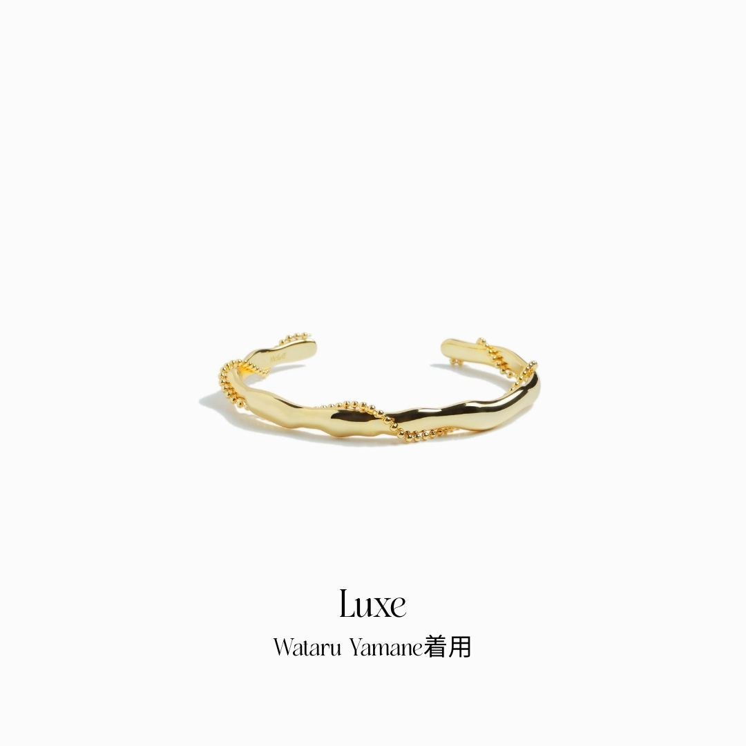 Twist Line Bangle【Casual】（Gold） | Melloff
