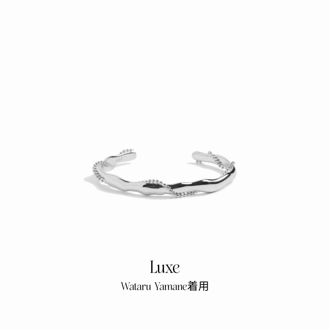 Twist Line Bangle【Luxe】（Silver） | Melloff